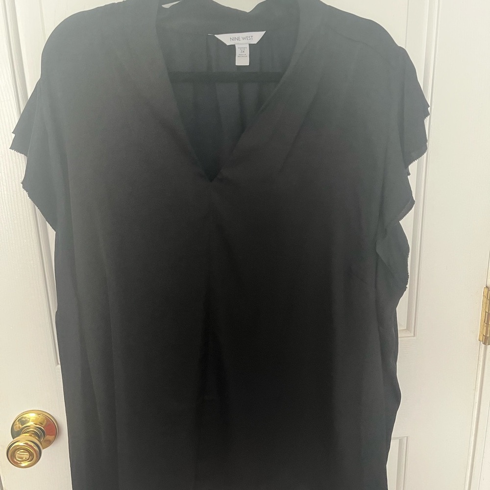 Nine West Women's Elegant Black Blouse